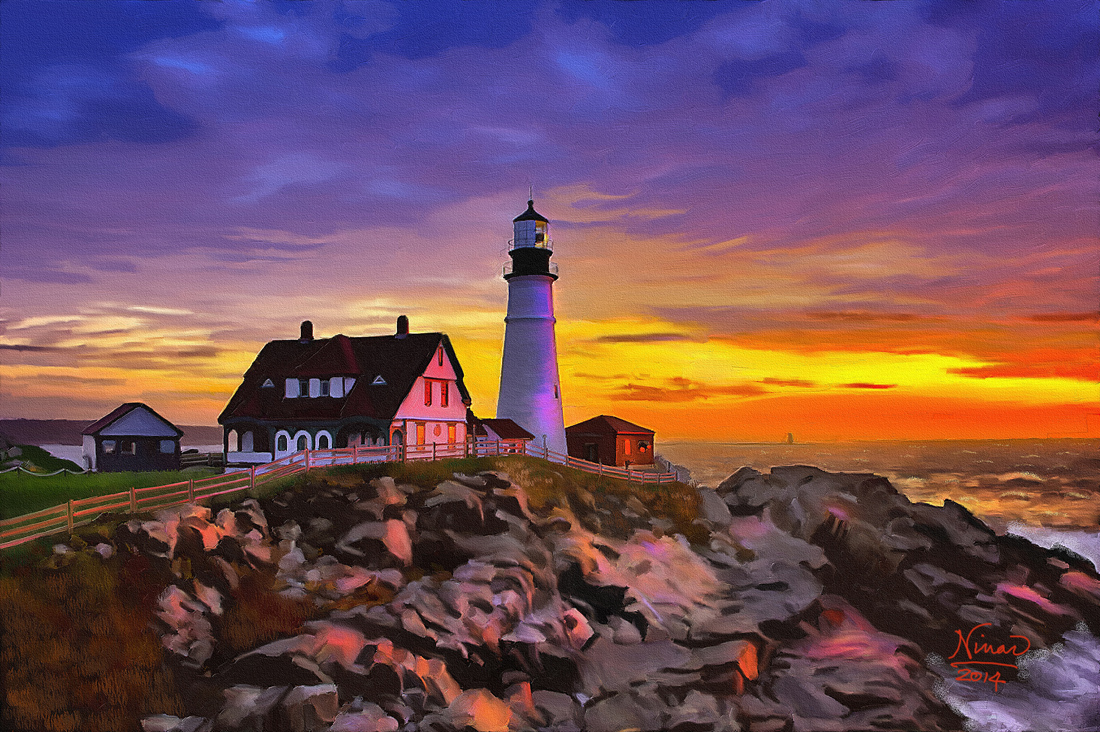 Cape Elizabeth lighthouse
